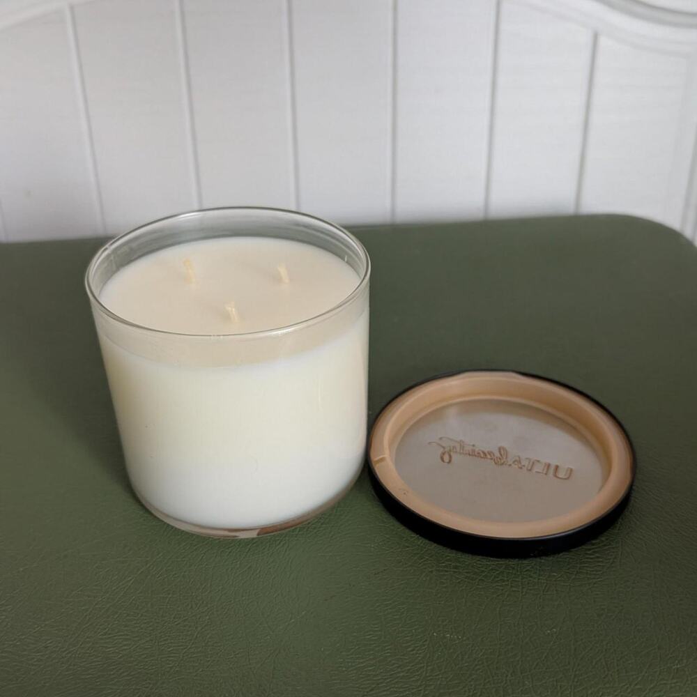 Ulta Pomegranate Petals & Beachside Bonfire 3 Wick Candles - Picture 3 of 7
